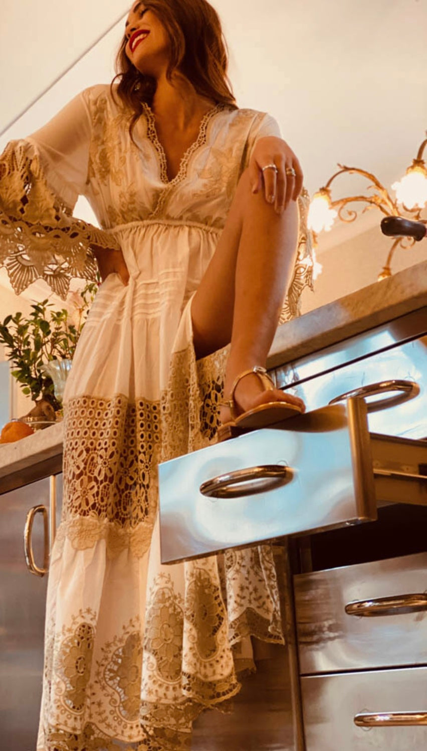 Casey long Bohemian Dress