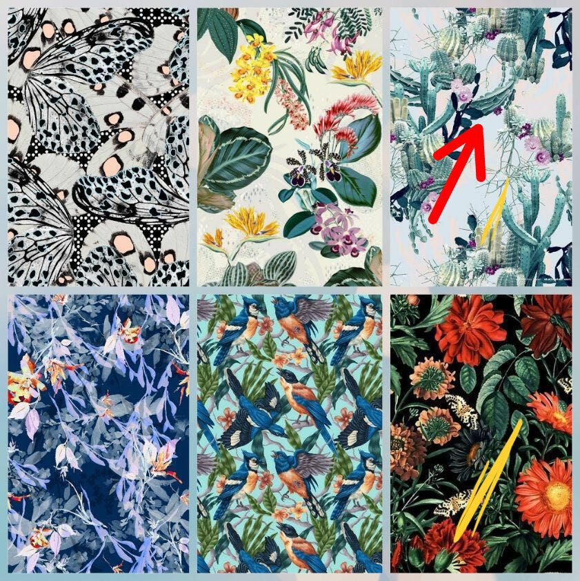FLORAL STATEMENT SLIDES PRE- ORDER NOW AND SELECT YOUR FABRIC
