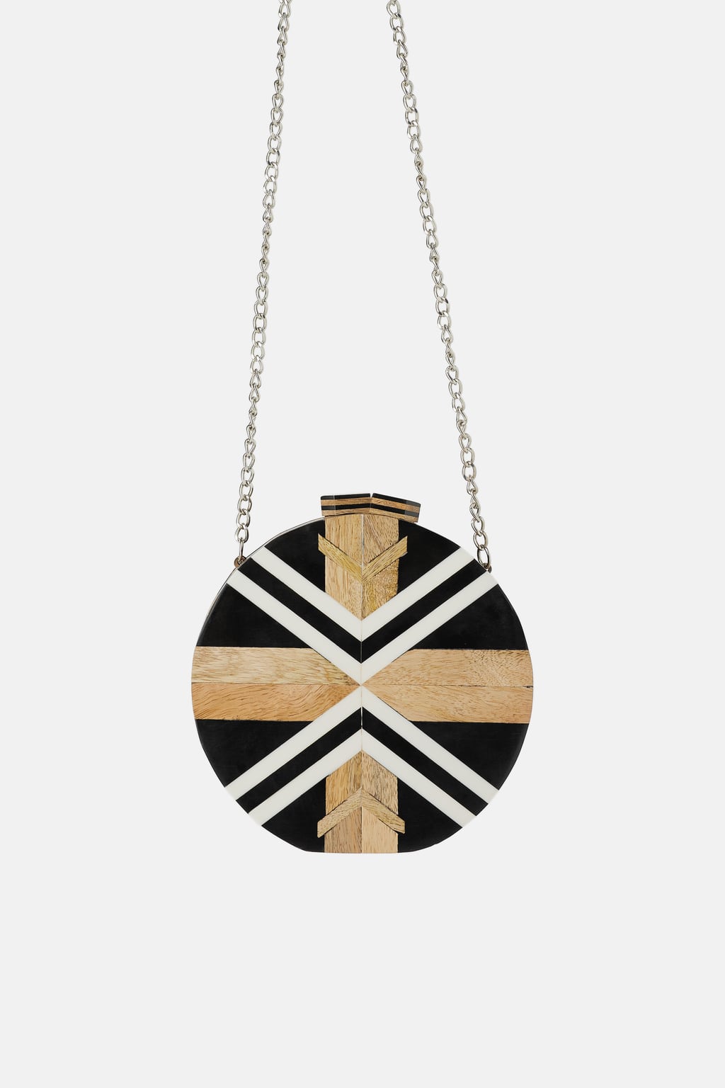 WOOD CROSSBODY BAG. Sold out