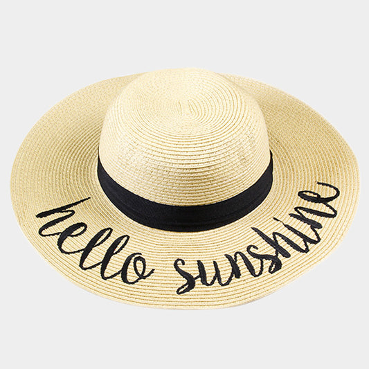 HELLO SUNSHINE FLOPPY HAT