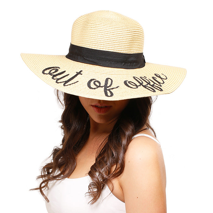 OUT OF THE OFFICE FLOPPY HAT