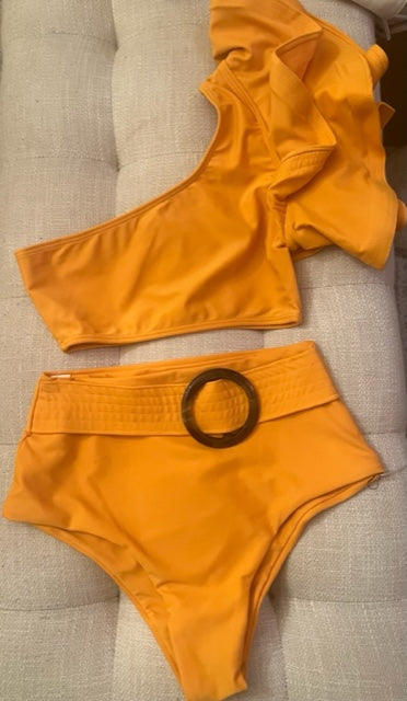 Mustard High Waisted Bikini