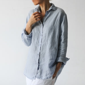 SKY LINEN SHIRT