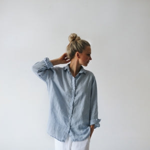 SKY LINEN SHIRT