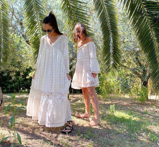 The Mele Long Bohemian Dress