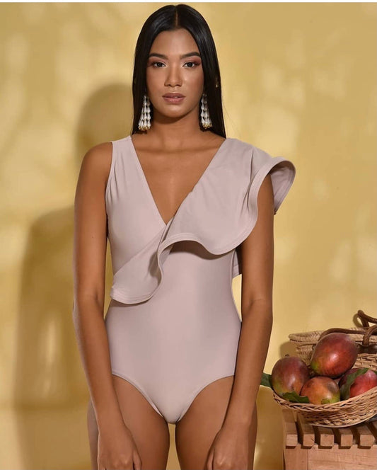 Micah One piece in Cacao